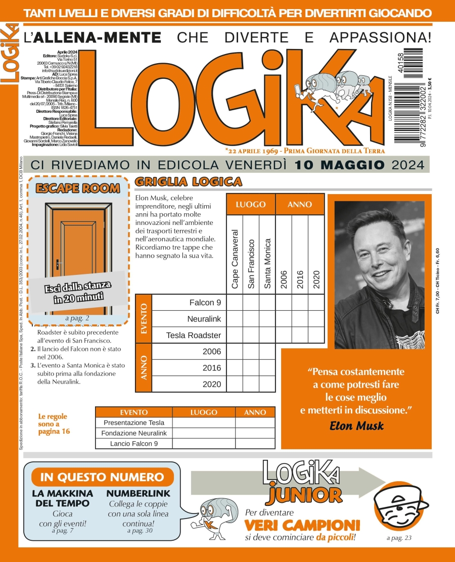 Copertina Settimana Logika n.158