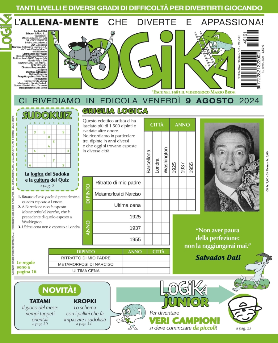 Copertina Settimana Logika n.161