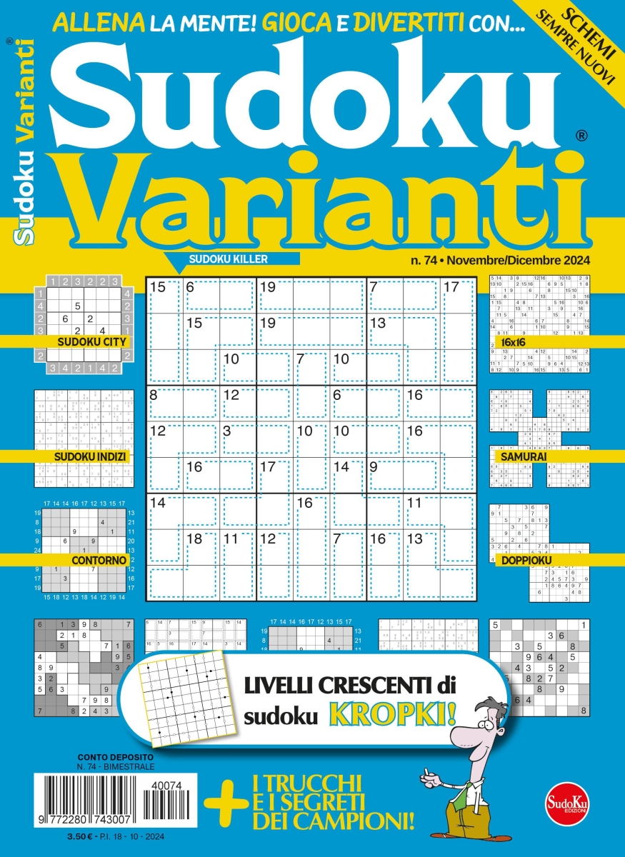 Copertina Sudoku Varianti n.74