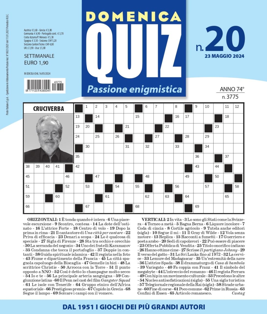Copertina Domenica Quiz n.3775