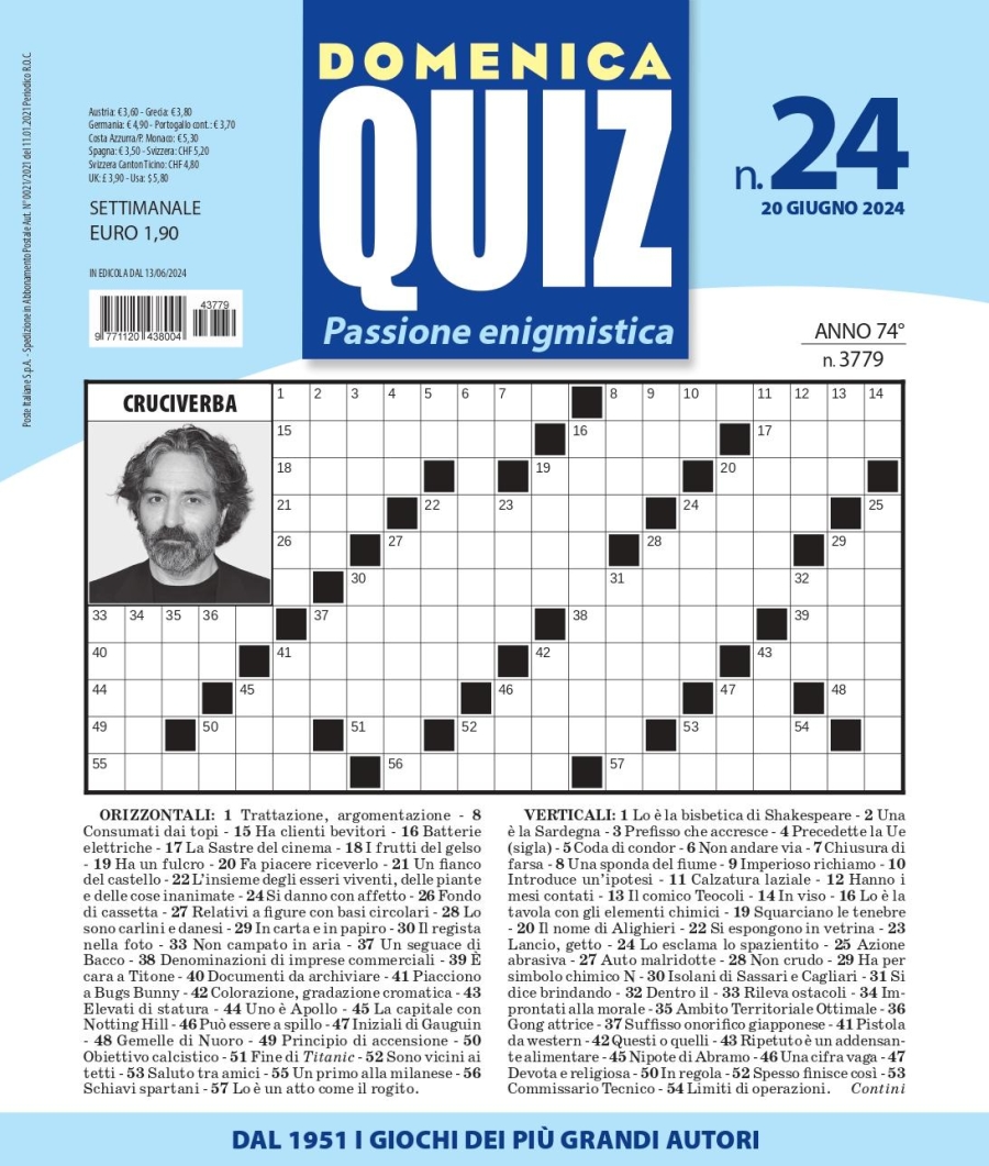 Copertina Domenica Quiz n.3779