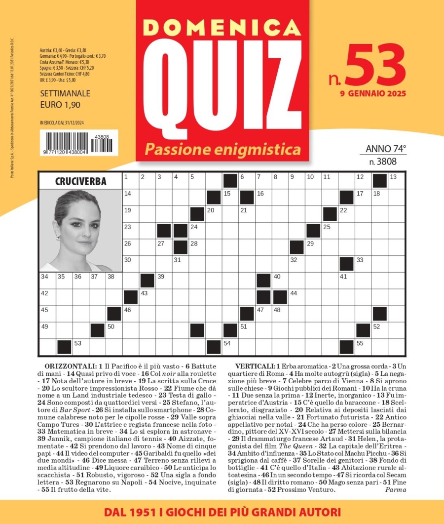 Copertina Domenica Quiz n.3808