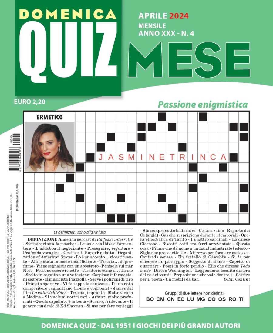 Copertina Quiz Mese n.340