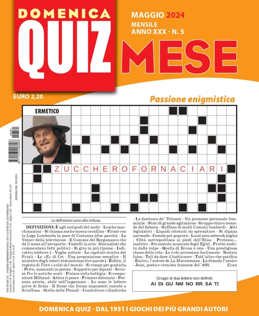 Copertina Quiz Mese n.341