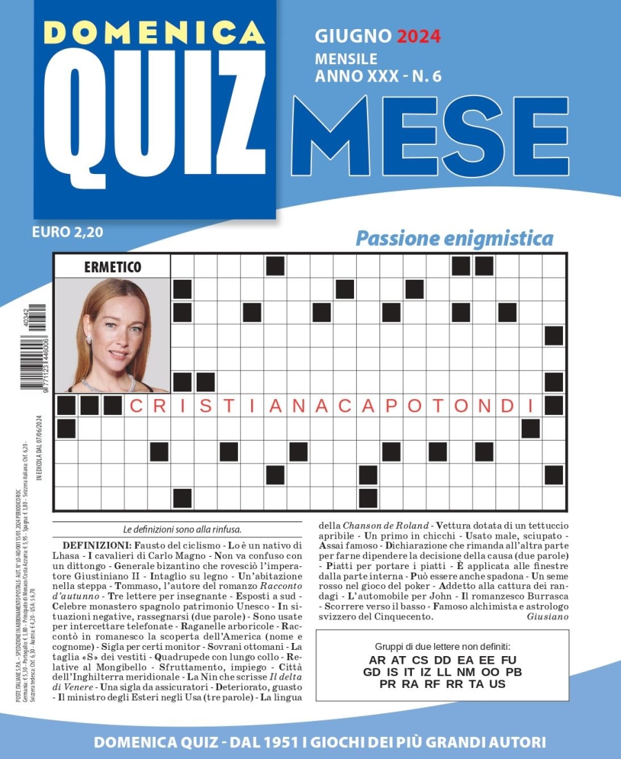 Copertina Quiz Mese n.342