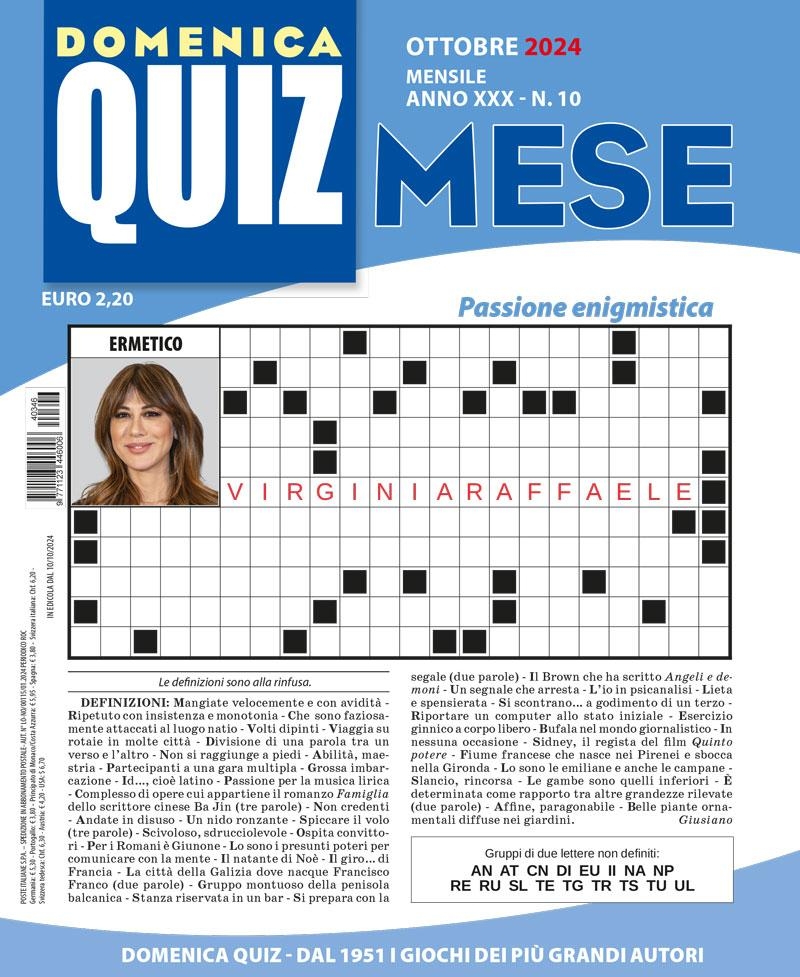 Copertina Quiz Mese n.346