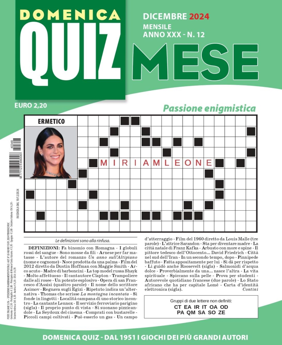 Copertina Quiz Mese n.348