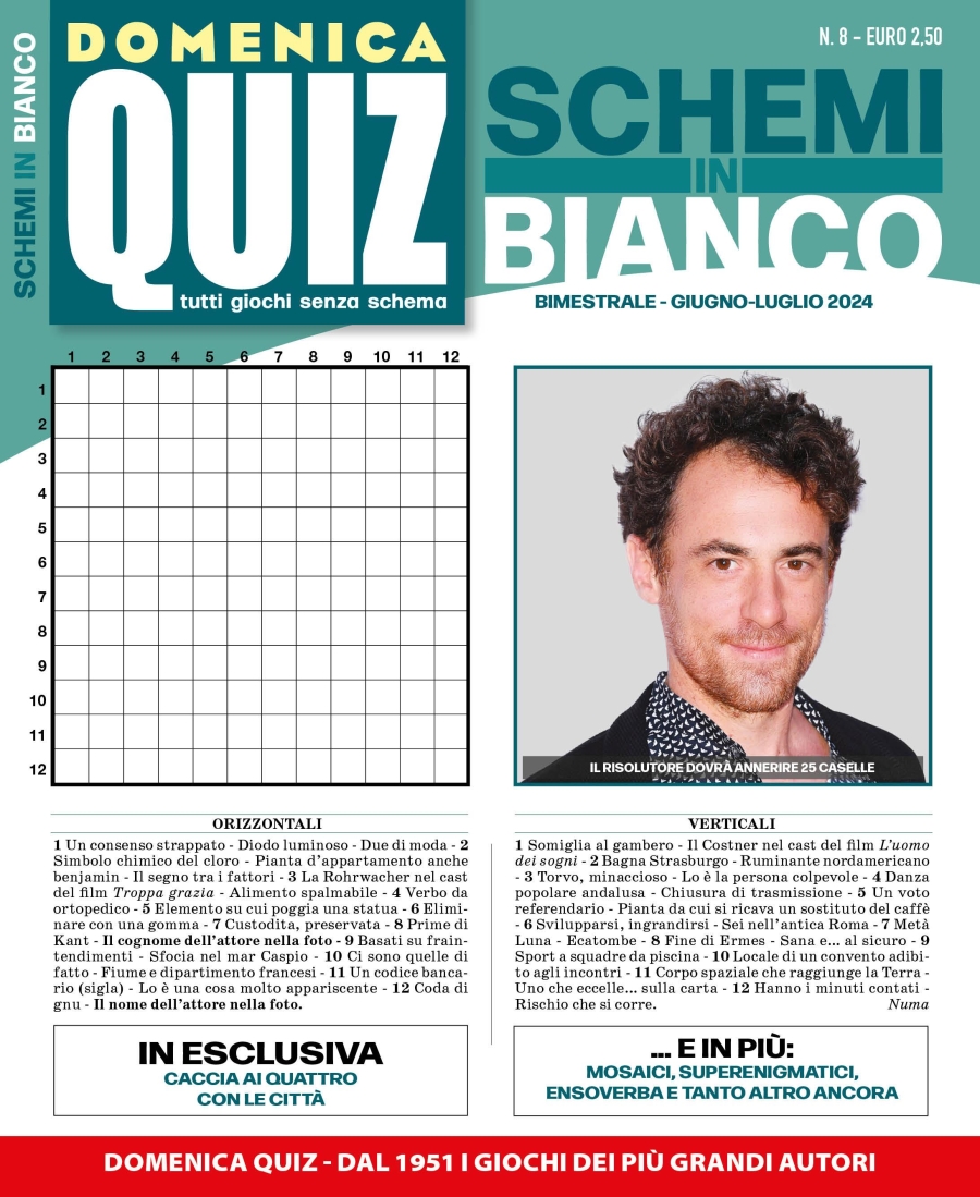 Copertina Schemi in Bianco n.8