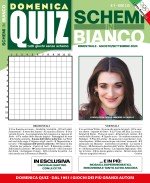 Copertina Domenica Quiz Schemi in Bianco n.9