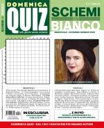 Copertina Domenica Quiz Schemi in Bianco n.11