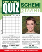 Copertina Domenica Quiz Schemi in Bianco n.13