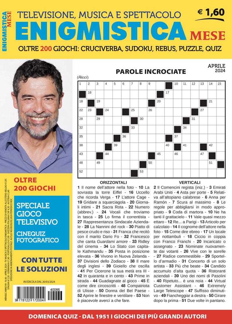 Copertina Enigmistica Mese n.66