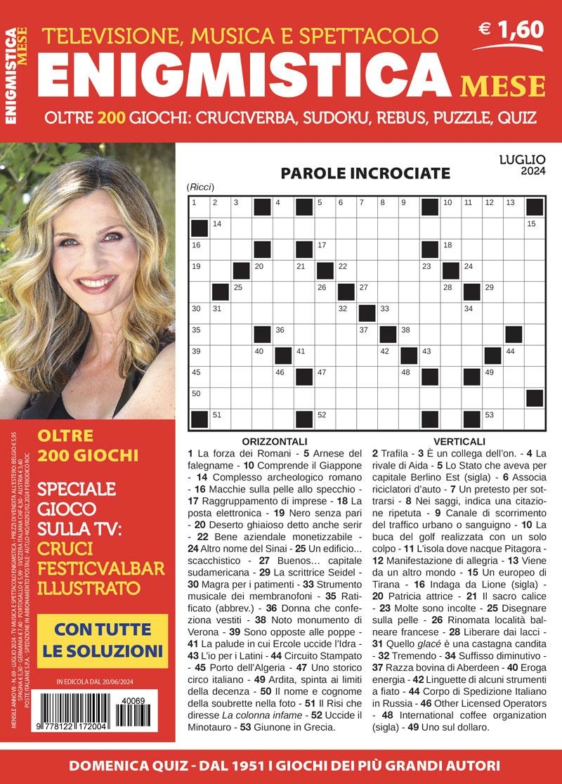 Copertina Enigmistica Mese n.69