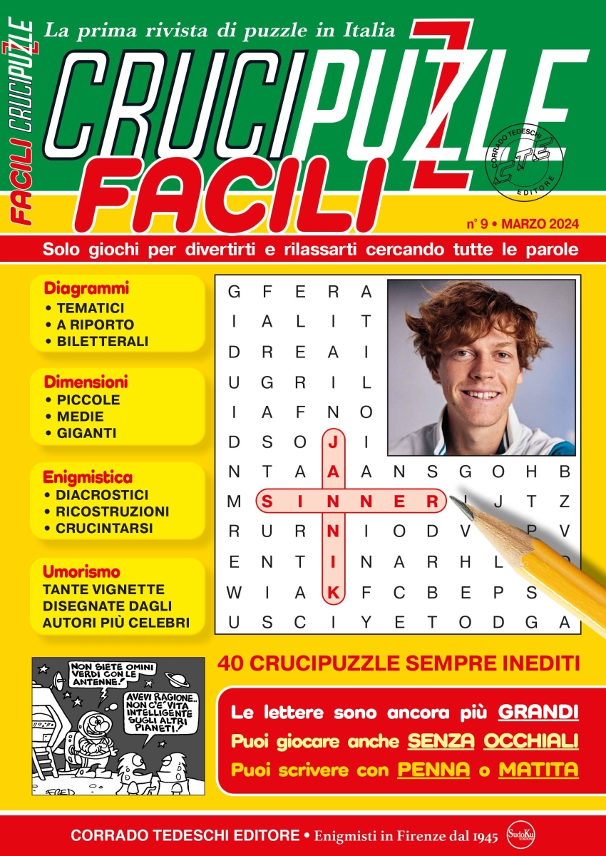 Copertina Crucipuzzle Facili n.9