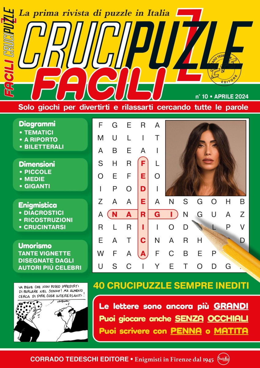 Copertina Crucipuzzle Facili n.10