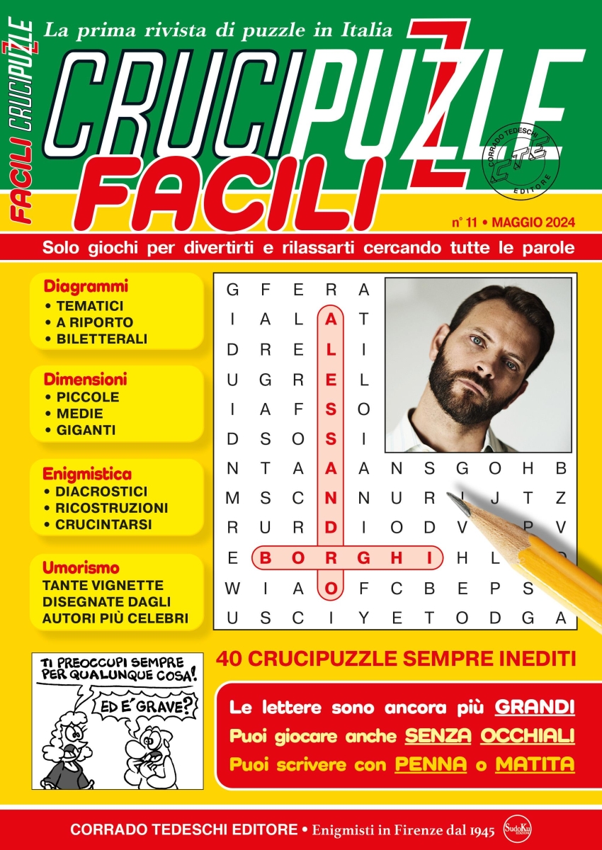 Copertina Crucipuzzle Facili n.11