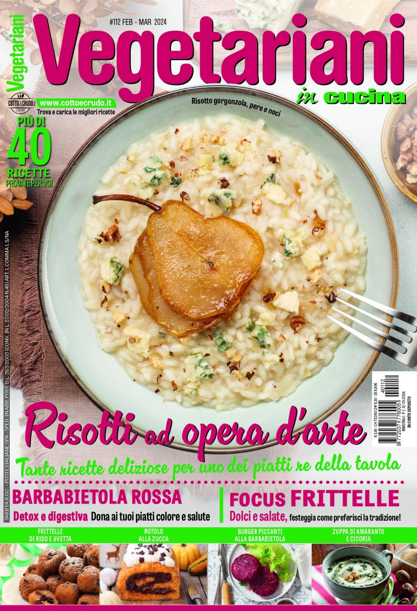 Copertina Vegetariani in Cucina n.112