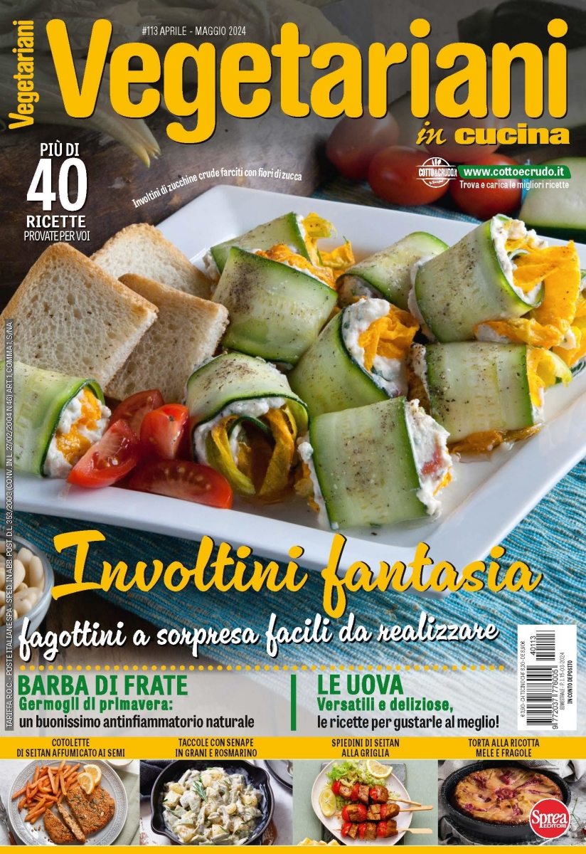 Copertina Vegetariani in Cucina n.113