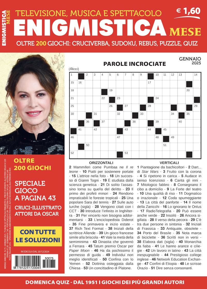 Copertina Enigmistica Mese n.75