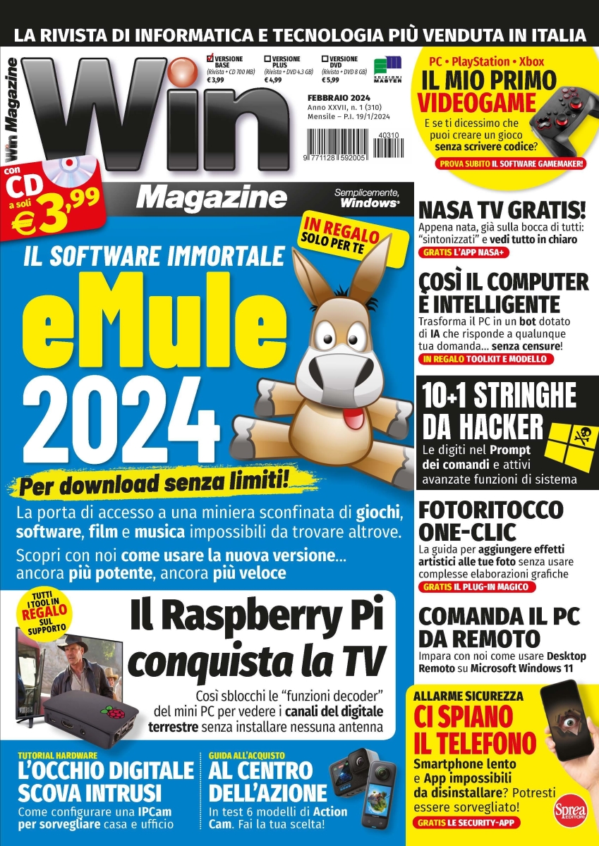 Copertina Win Magazine n.310