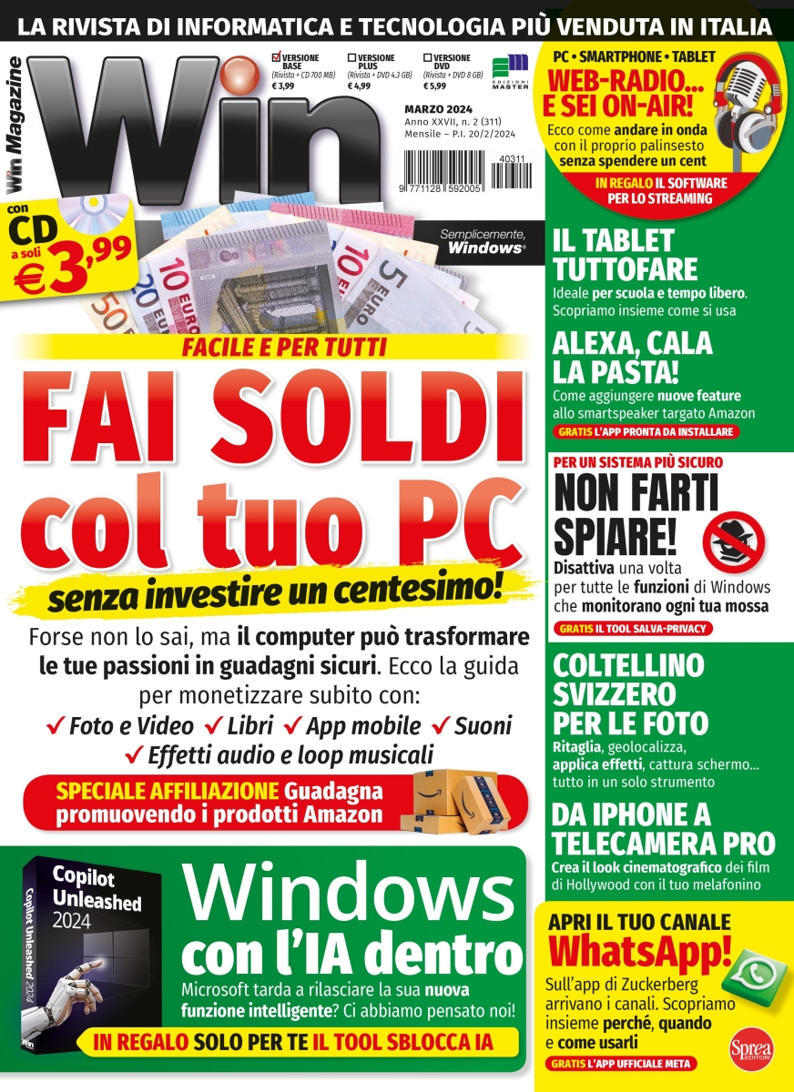 Copertina Win Magazine n.311