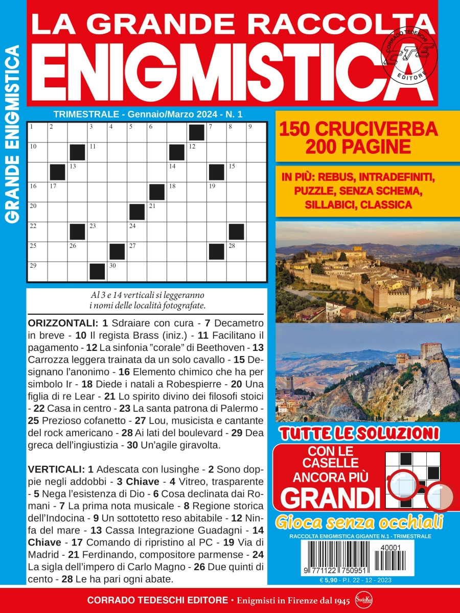 Copertina Raccolta Enigmistica Gigante n.1