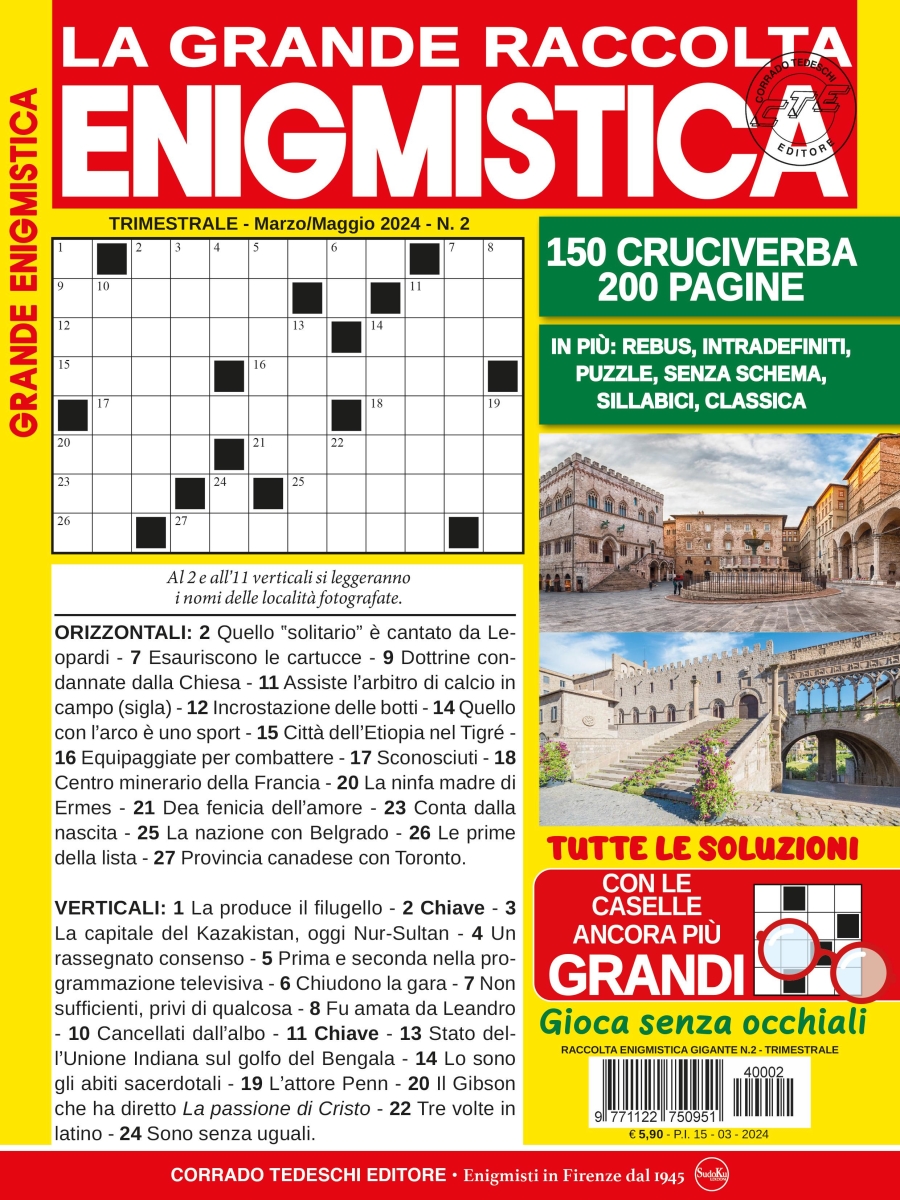 Copertina Raccolta Enigmistica Gigante n.2