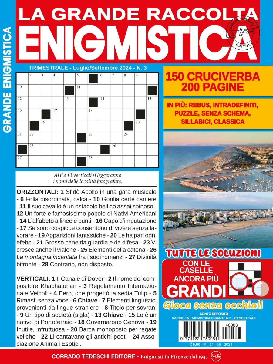 Copertina Raccolta Enigmistica Gigante n.3
