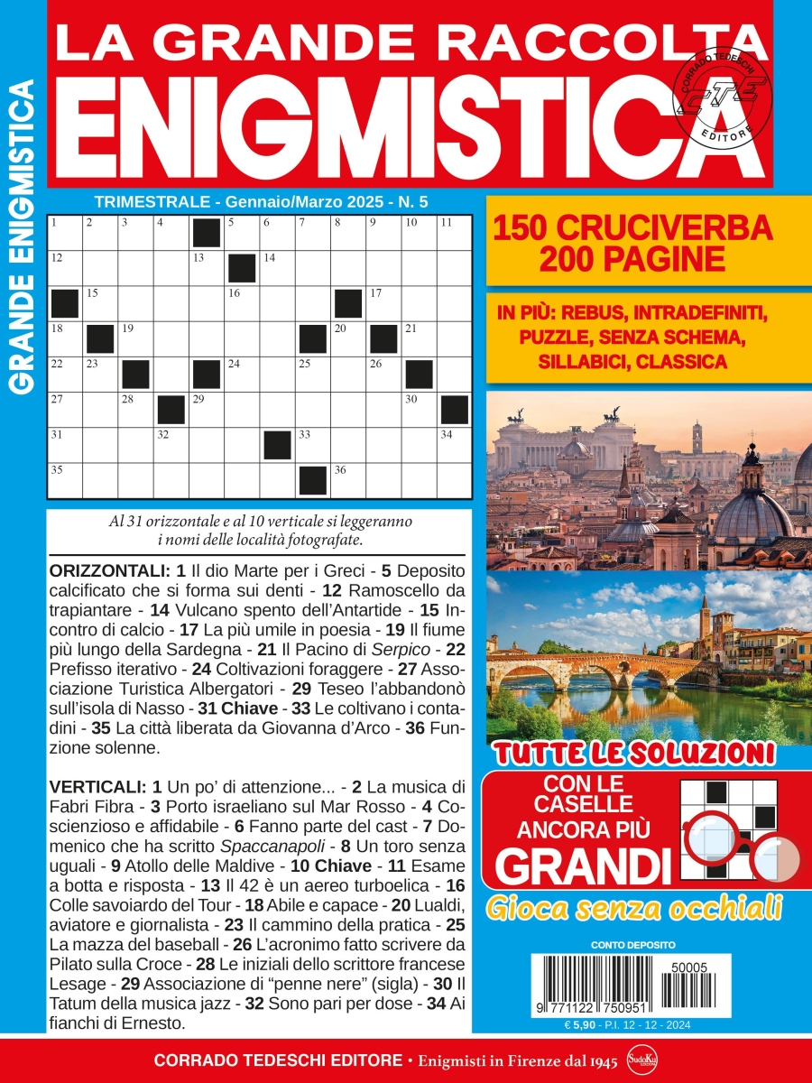Copertina Raccolta Enigmistica Gigante n.5