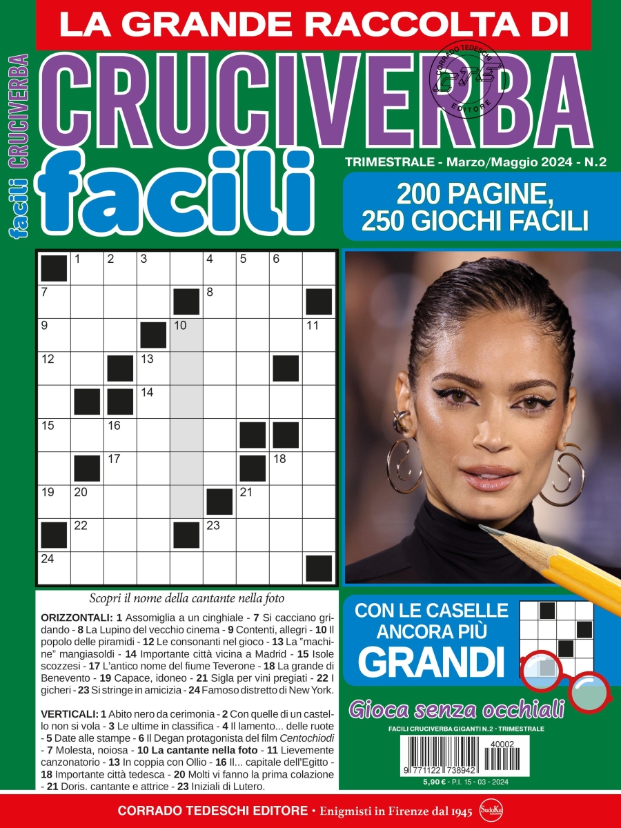 Copertina Facili Cruciverba Giganti Raccolta n.2