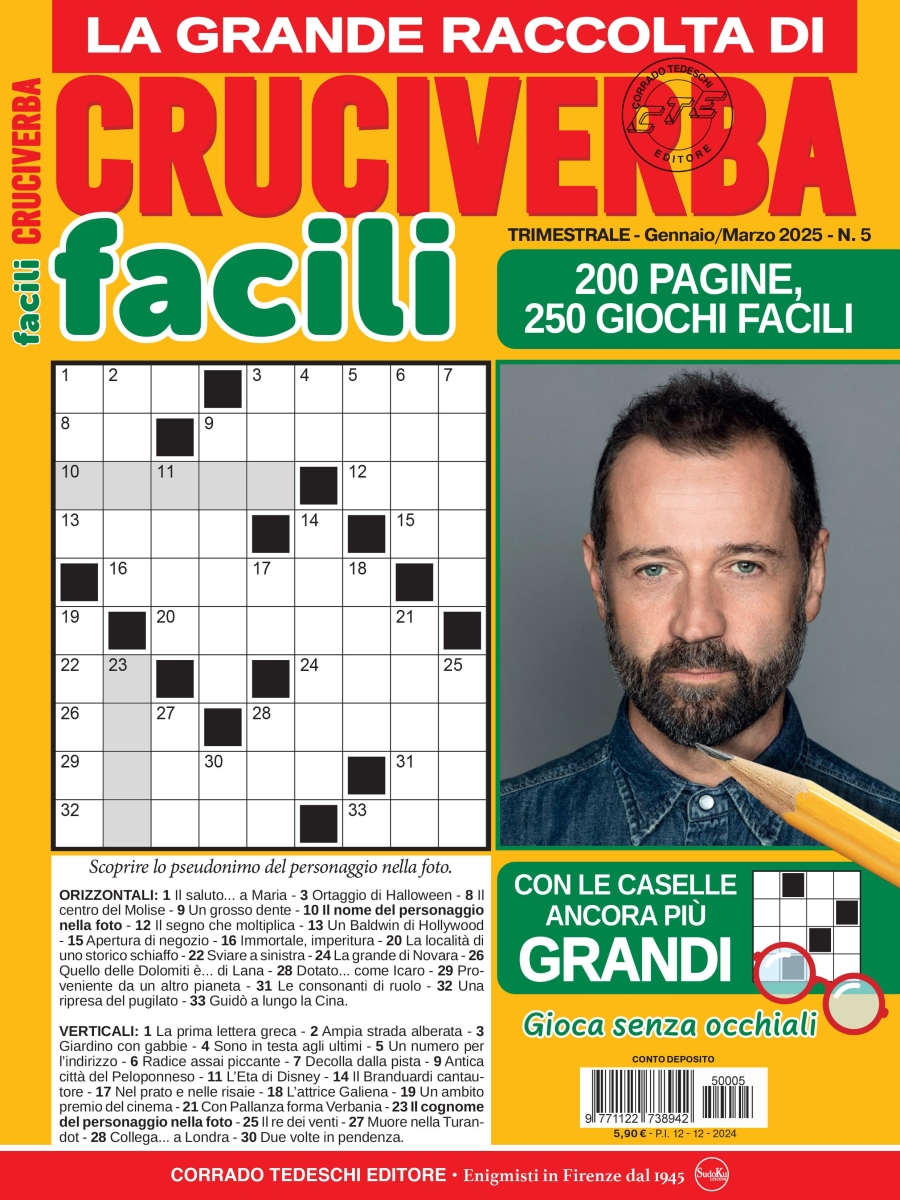 Copertina Facili Cruciverba Giganti Raccolta n.5