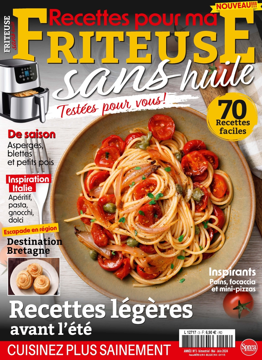 Copertina Recettes pour ma friteuse sans huile n.3