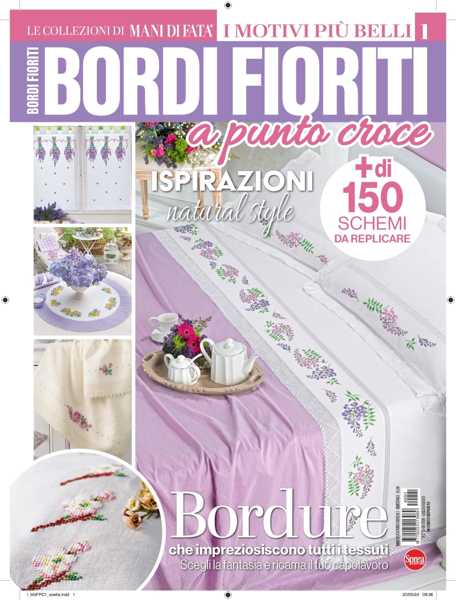 Copertina Mani di Fata Punto Croce n.1