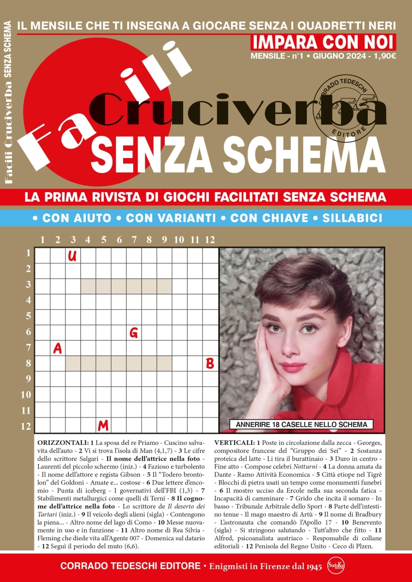 Copertina Facili Cruciverba Senza Schema n.1