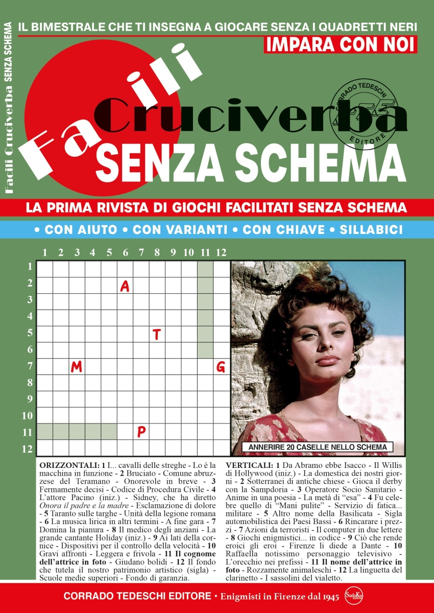 Copertina Facili Cruciverba Senza Schema n.6