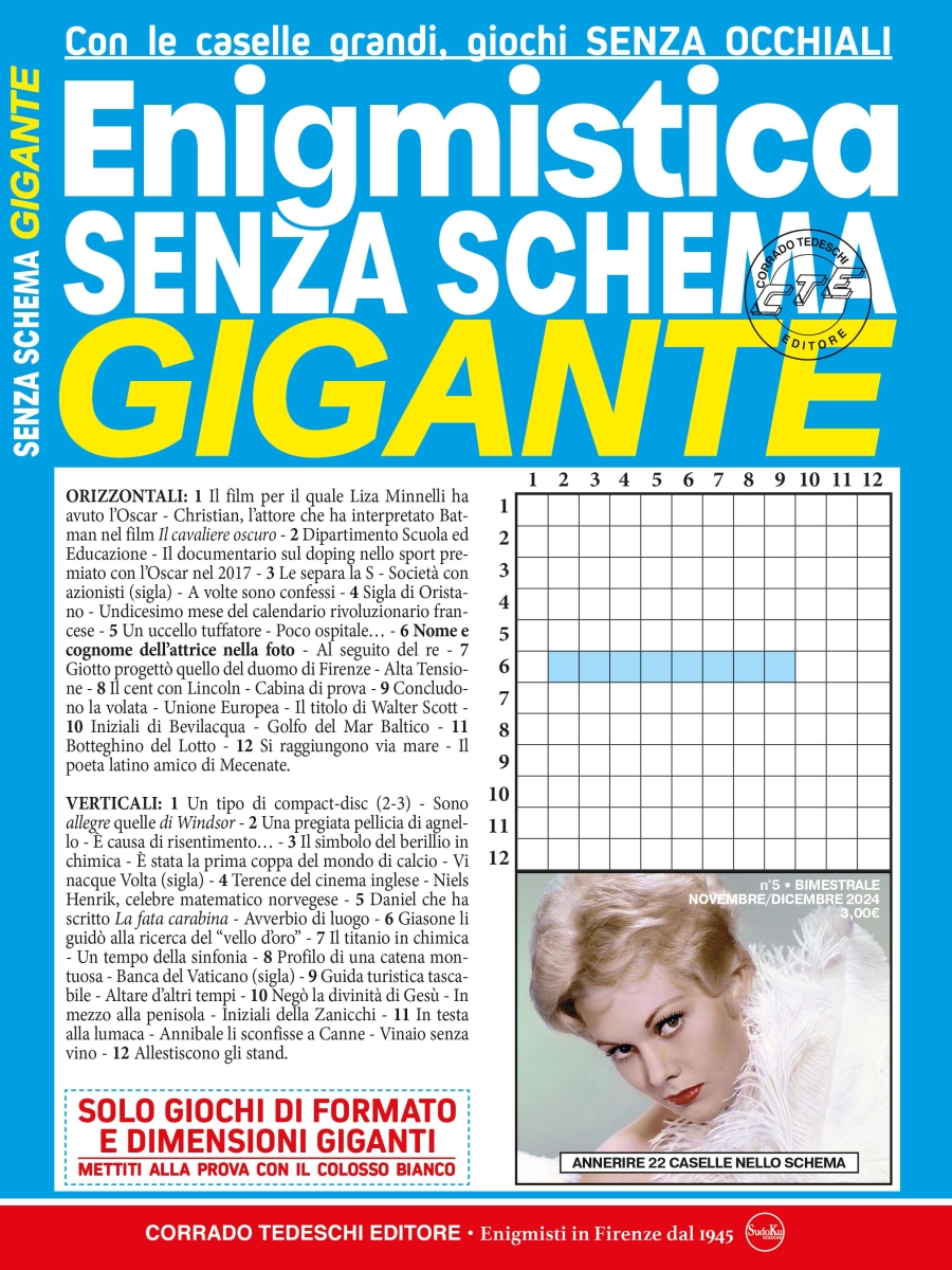 Copertina Enigmistica Senza Schema Gigante n.5