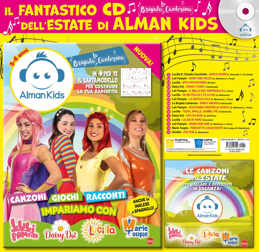 Copertina Alman Kids Magazine n.1