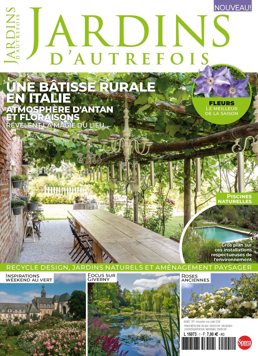 Copertina Jardins d autrefois n.1