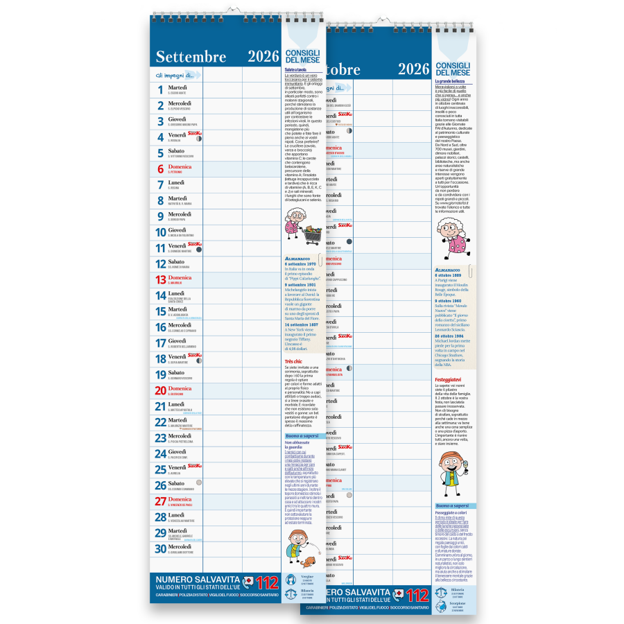 Copertina Calendario - Agenda/Nonni n.14