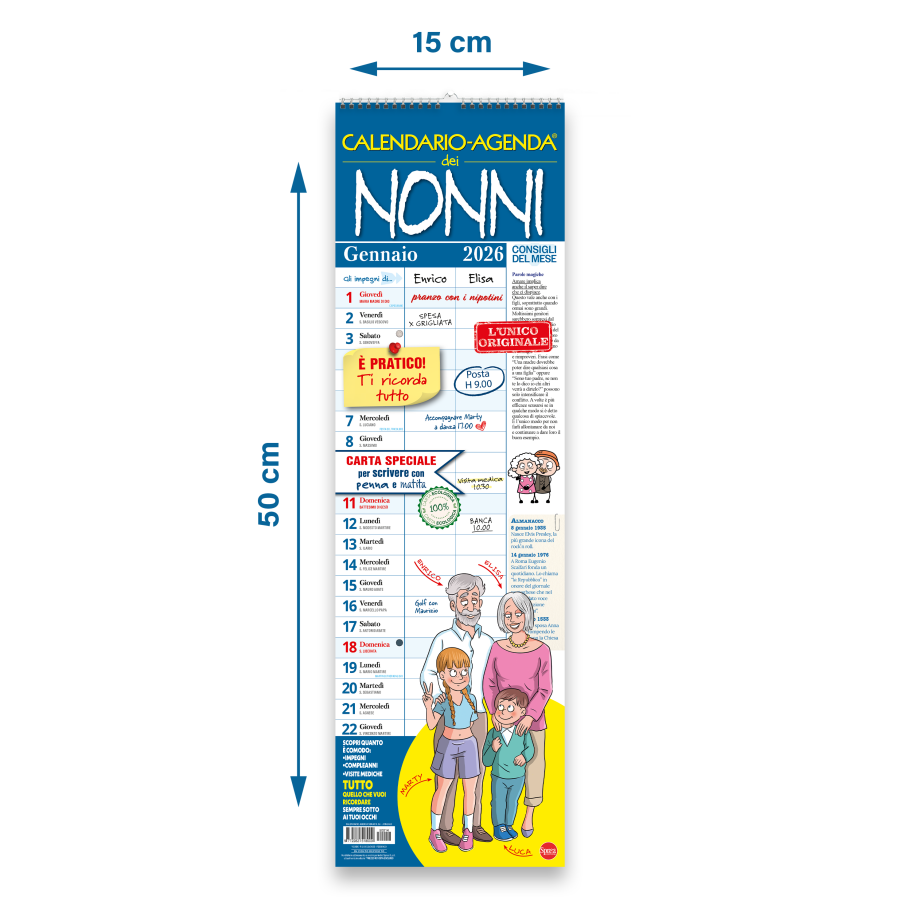 Copertina Calendario - Agenda/Nonni n.14