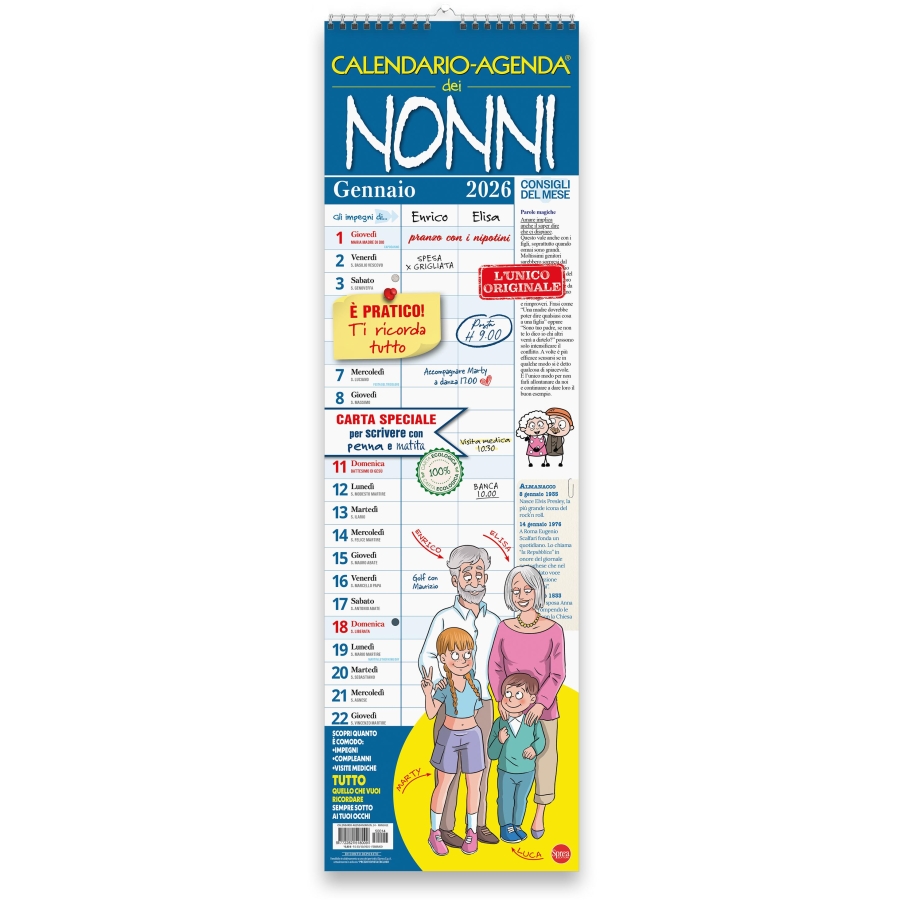 Copertina Calendario - Agenda/Nonni n.14