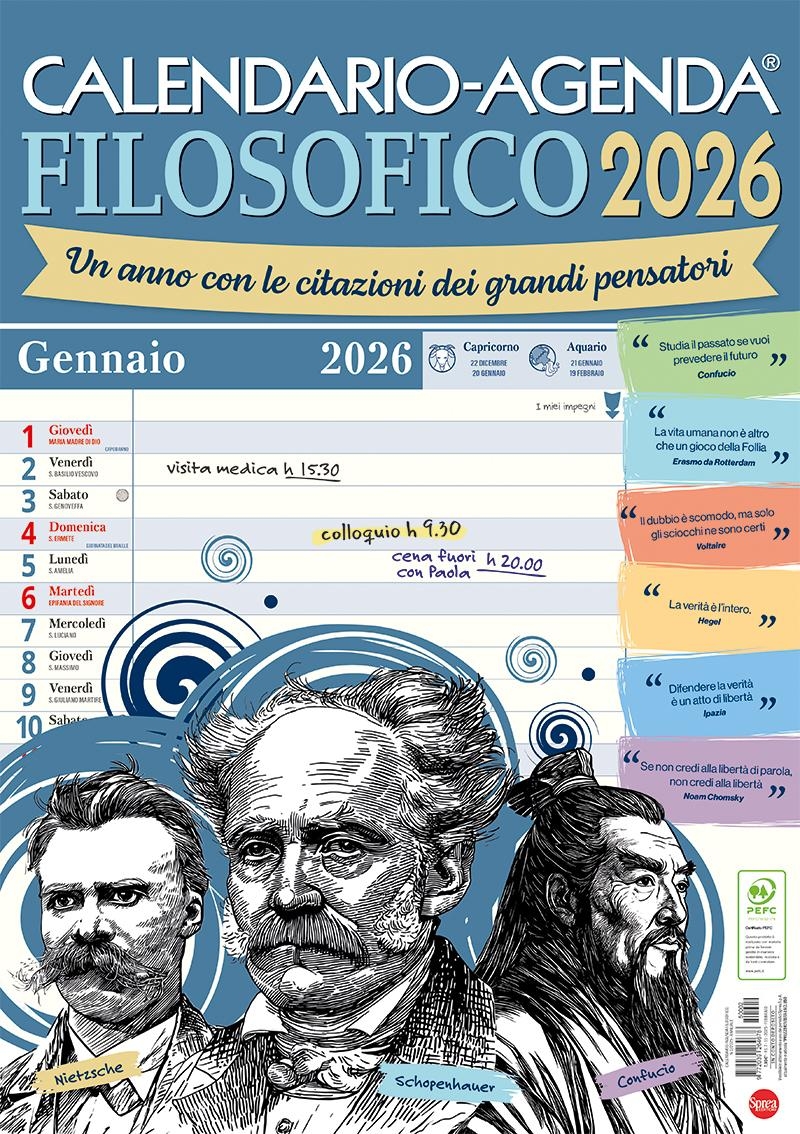 Copertina Calendario - Agenda/Filosofico n.2