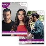 Copertina Calendario Viola come il Mare n.1