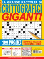 Copertina rivista Crittografici Giganti Raccolta