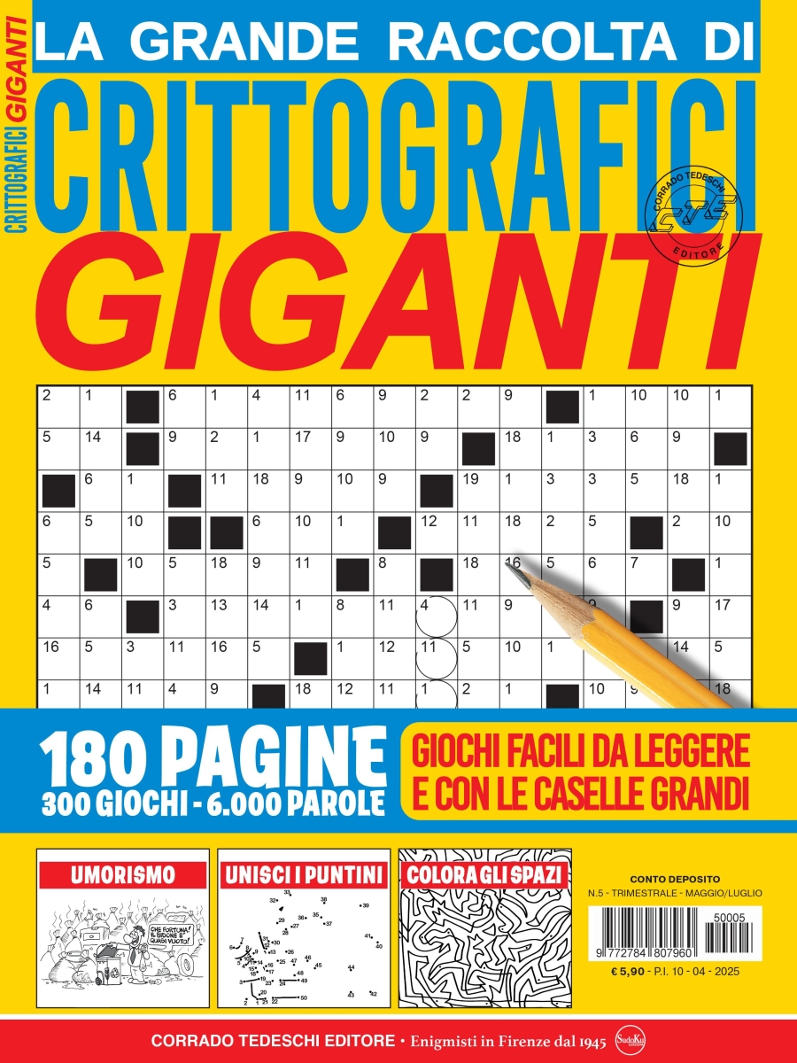 Copertina Crittografici Giganti Raccolta n.5