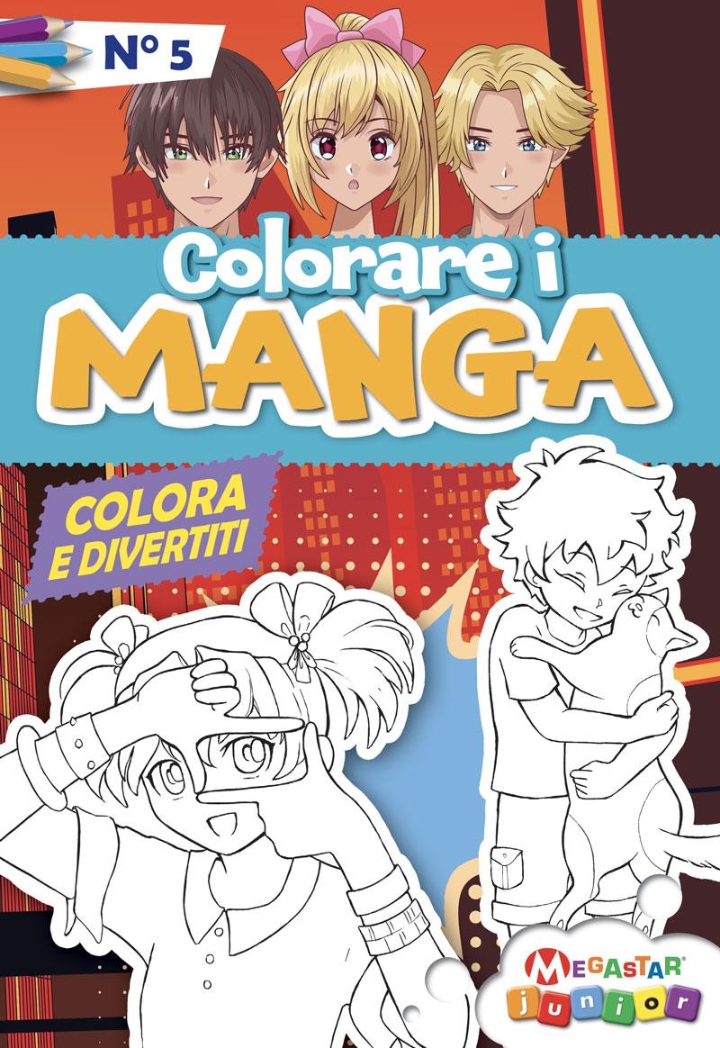 Copertina Colorare i Manga n.5