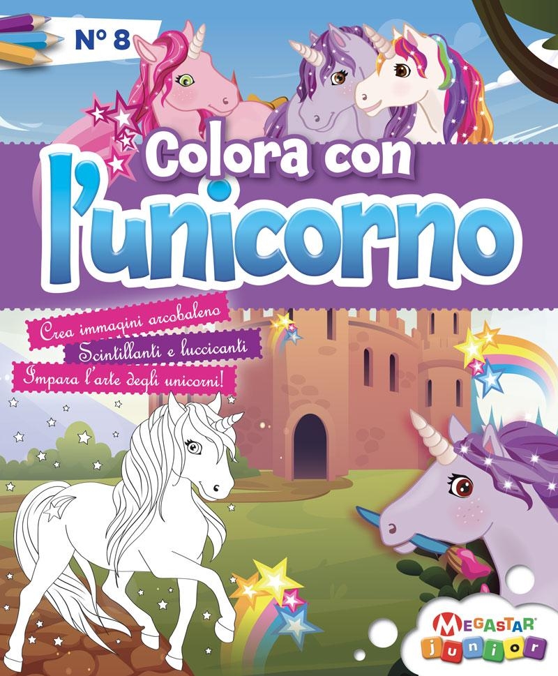 Copertina Colora con L Unicorno n.8