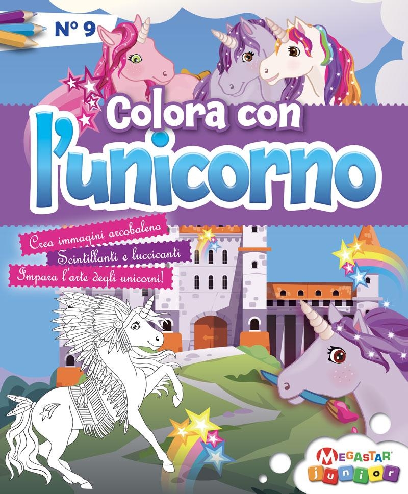 Copertina Colora con L Unicorno n.9
