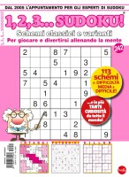 Copertina rivista 1,2,3 Sudoku
