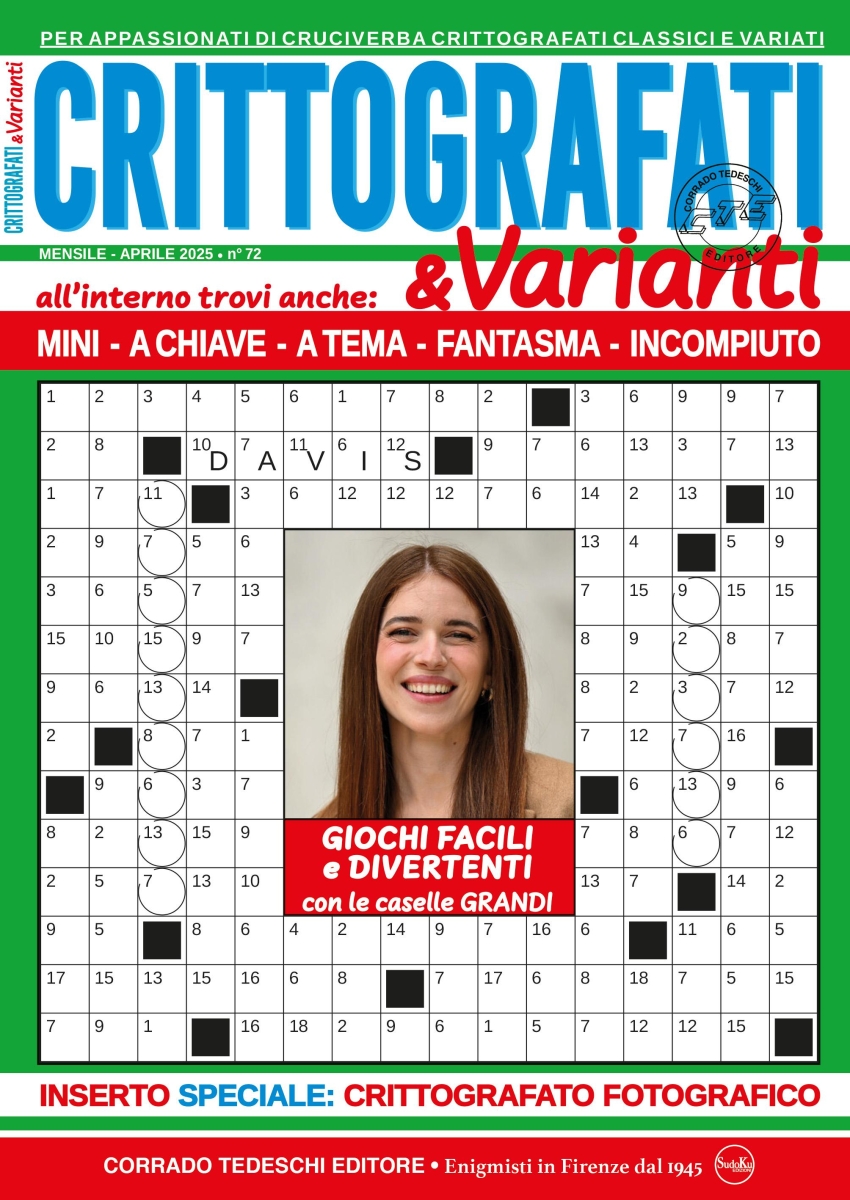 Copertina Crittografati & Varianti n.72